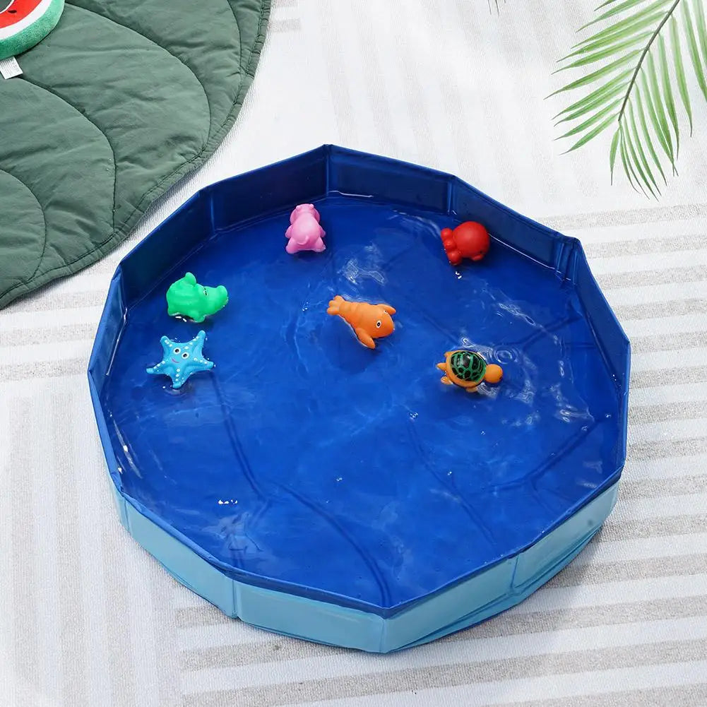 Foldable Pet Dog Bathing Tub Pool for Small Dogs Cat